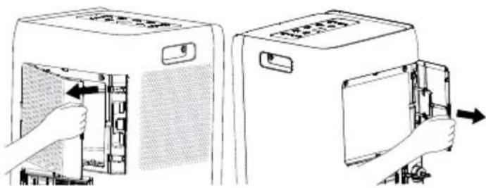 SHARP ULC09EAW - Limpieza del filtró - 1