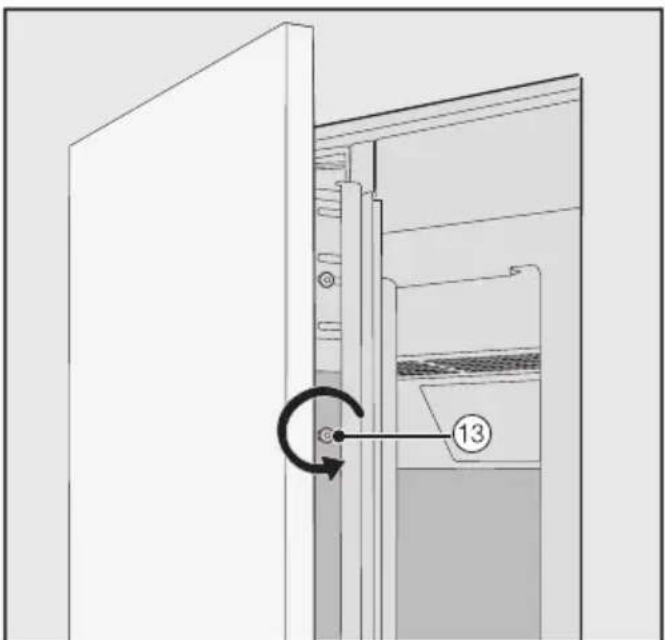 MIELE KF 2982 SF - Alignement des portes de l'appareil - 3