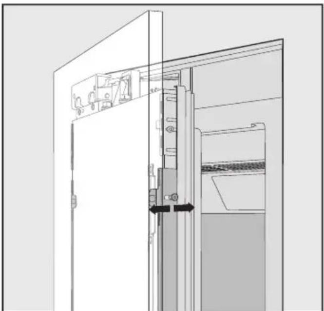 MIELE KF 2982 SF - Alignement des portes de l'appareil - 8