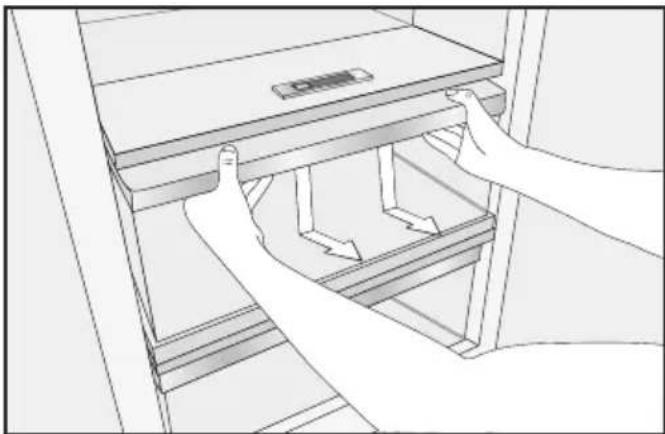 MIELE KF 2982 SF - Dépose des compartiments du réfrigérateur - 1
