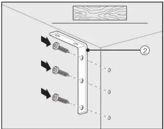 MIELE KF 2982 SF - Préparation de la niche d'encastrement - 6