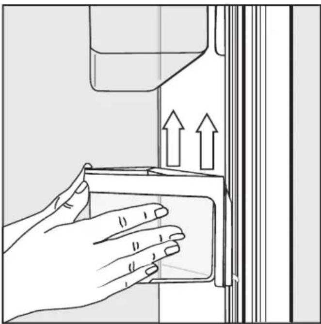 MIELE KF 2982 SF - Retrait ou déplacement des balconnets - 1