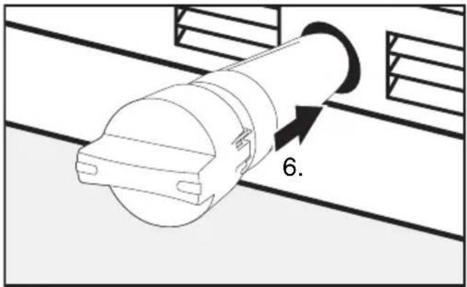 MIELE KF 2982 SF - Remplacement du filtre à eau - 3
