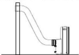 SHARP ULC12EAW - Note on installing heat discharge pipe - 1