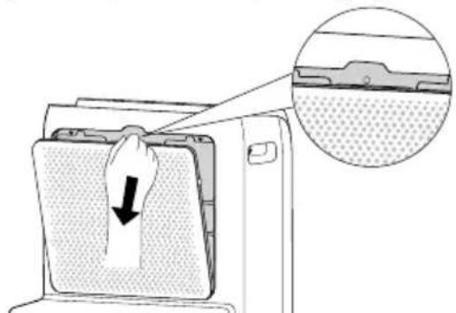 SHARP ULC10EAW - Nettoyer le filtre - 1