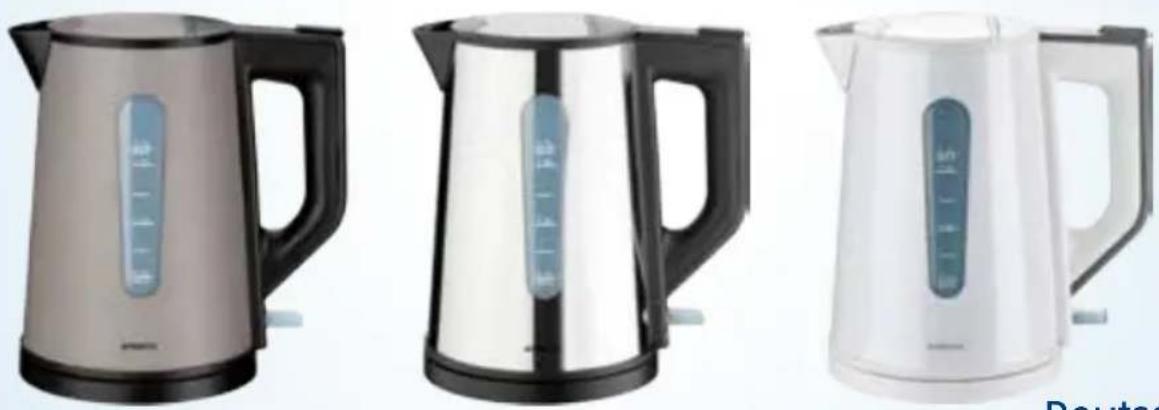 Ambiano GTWKeds05 - Bollitore per acqua in acciaio inox - 1