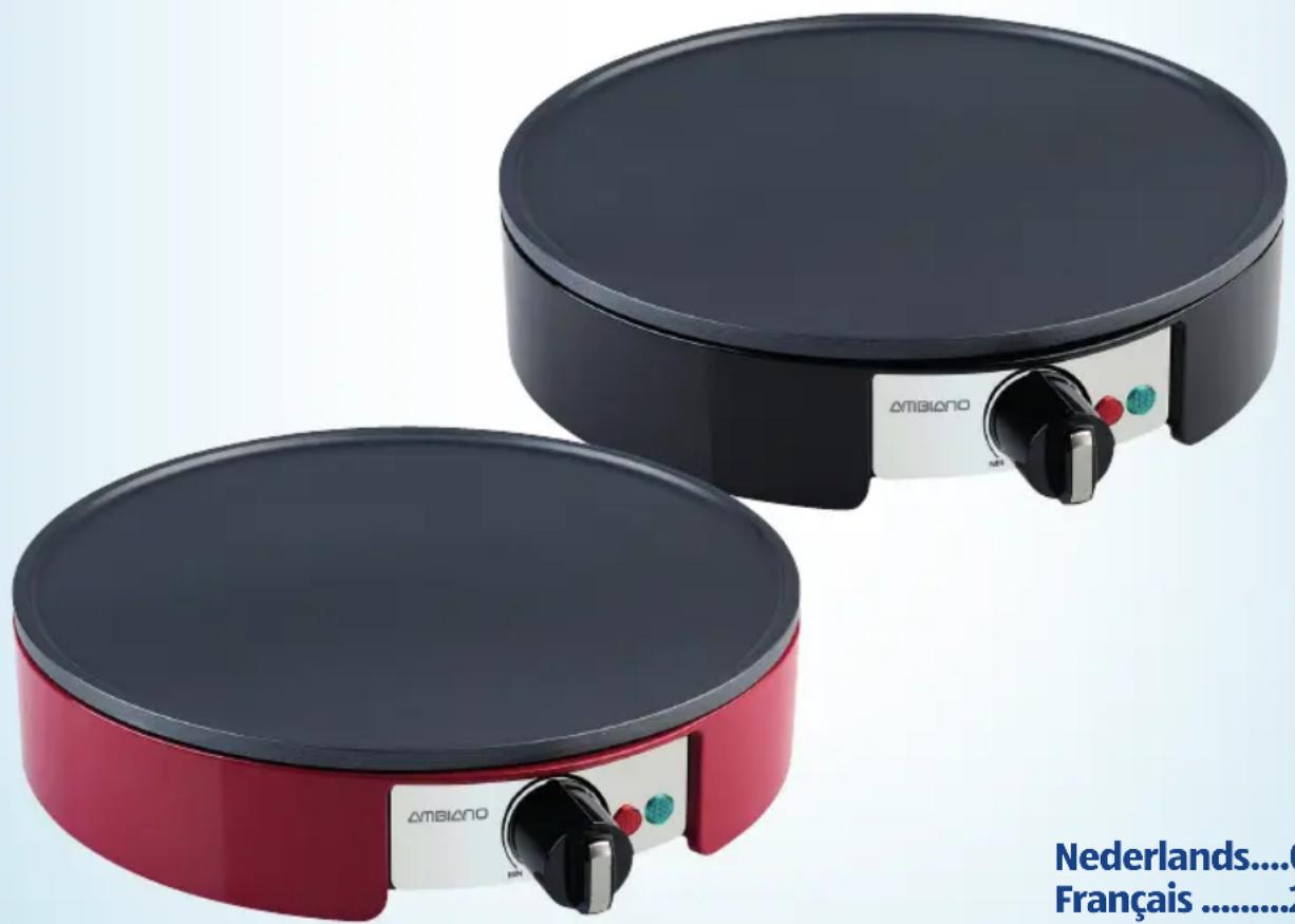 Ambiano GTSFCPM03CH - Crêpière | Pfannenkuchen-Gerät - 1