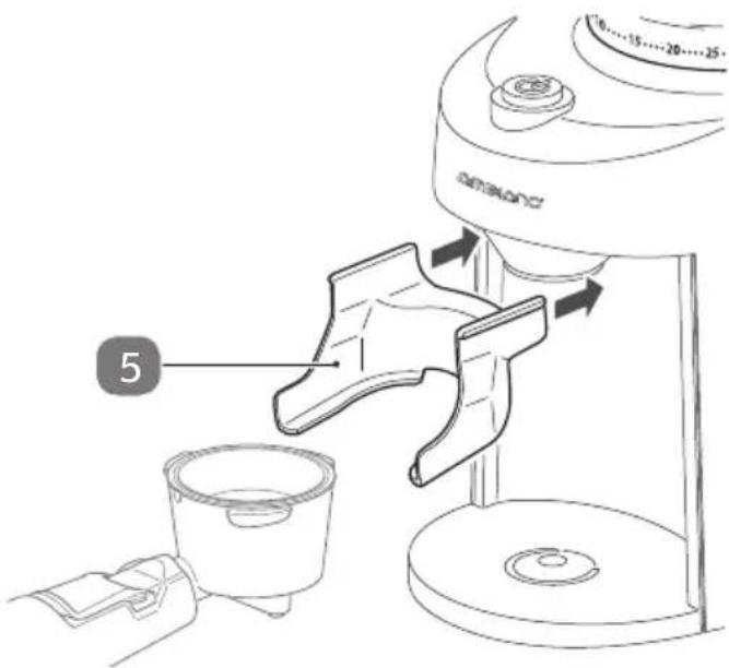 Ambiano GTCGC01 - Support du porte-fi ltre 5 - 2