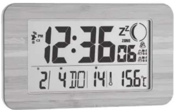 Krontaler WCD05 - Digitale Wandklok Horloge murale numérique Funkwanduhr Digital - 1