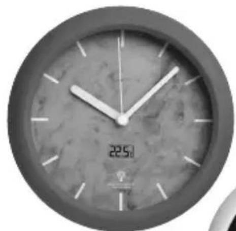 Krontaler WCBC05 - Radiografi sche klok voor badkamer Horloge radio-pilotée de salle de bain Funk-Baduhr - 1