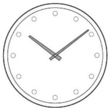 Krontaler GTKWC2203BL - Keukenklok Horloge de cuisine Küchenuhr - 1