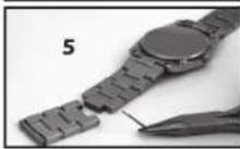 Krontaler 7084 - Raccourcissement du bracelet métallique - 5