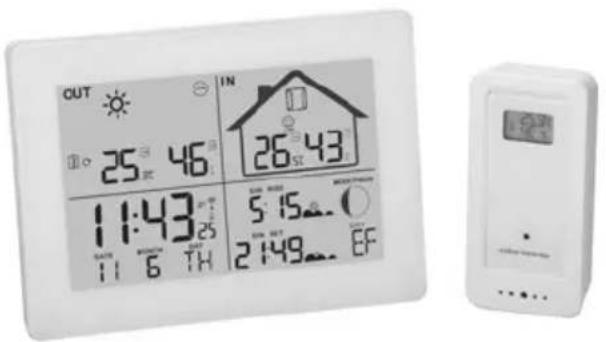 GlobalTronics GTWT02 - Station météo radio numérique - 2