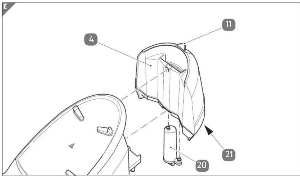 Easy Home GTSFDBS03 - Indicazioni sulla cartuccia anticalcare - 2
