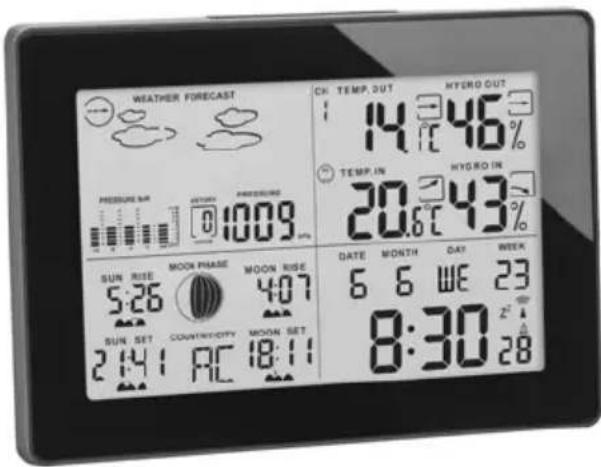 GlobalTronics GTWS15w - Station météo sans fil - 1