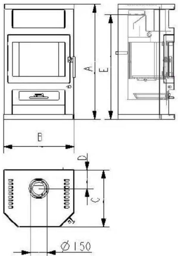 Wamsler Norden - Disegni dimensionali e dati - 1