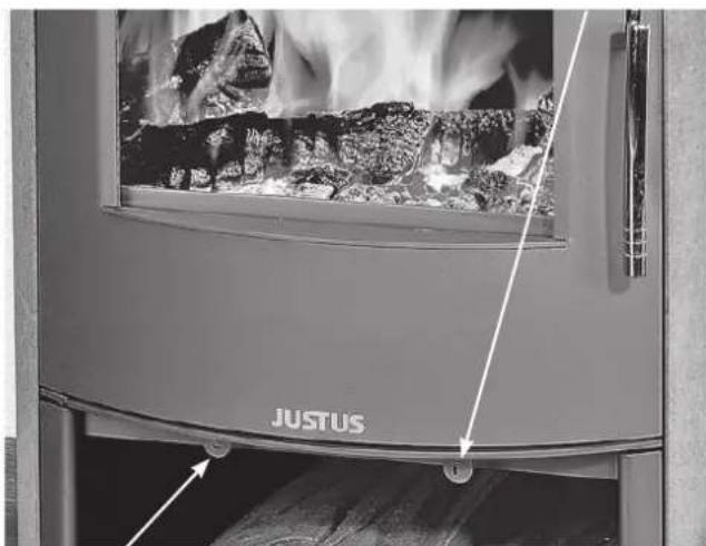 JUSTUS Texel 5 - Réglages d'arrivée d'air - 1