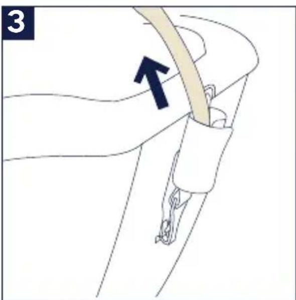 Nuna RAVA - Utilisation de la sangle d'attache - 3