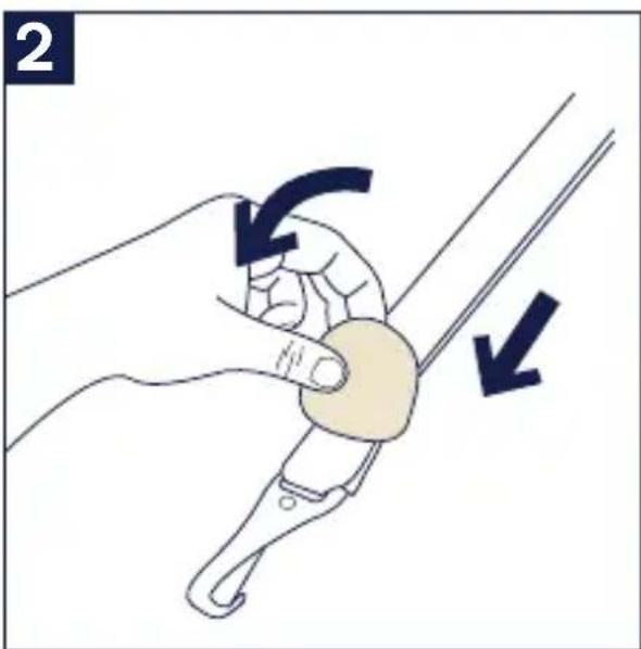 Nuna RAVA - Utilisation de la sangle d'attache - 2