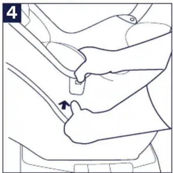 Nuna RAVA - Cleaning the Seat Cover and Harness Pads - 4