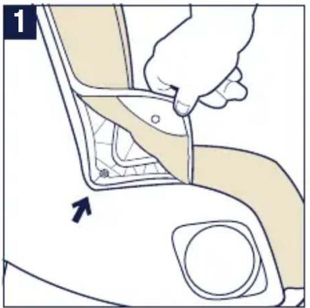 Nuna RAVA - Cleaning the Seat Cover and Harness Pads - 1