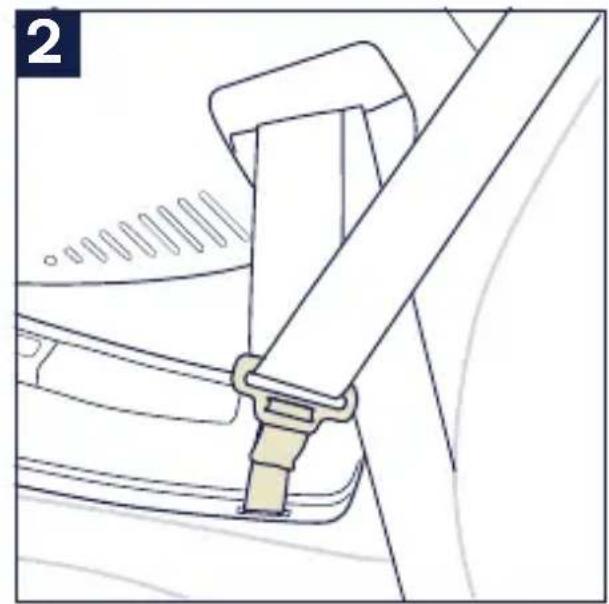 Nuna RAVA - To Install Shoulder Belt Clip - 2