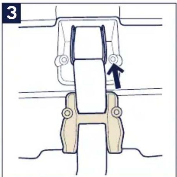 Nuna RAVA - Reassemble Harness Adjuster - 3