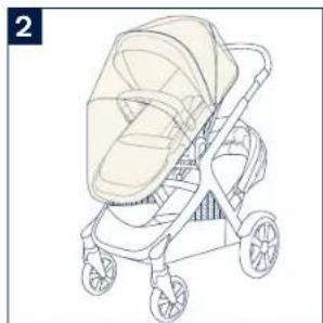 Nuna Ensemble - DEMI grow Stroller/Sibling Seat Rain Cover - 2