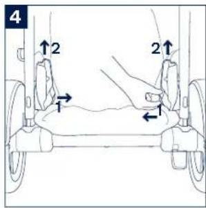 Nuna Ensemble - DEMI grow Car Seat Post Adapters - 2