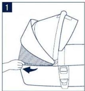 Nuna Nacelle - Using the Dream Drape™ - 1