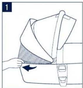 Nuna Nacelle - Utilisation de l'écran Dream Drape™ - 1