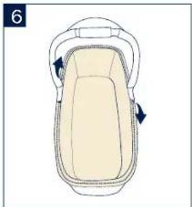 Nuna Nacelle - Removing the Bassinet Liner - 6