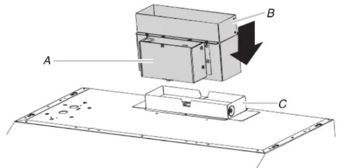 KITCHENAID W10446915 - 314'' × 10'' (8.3 x 25.4 cm) Rectangular Makeup Air Switch Duct (From kit W10446914) - 2