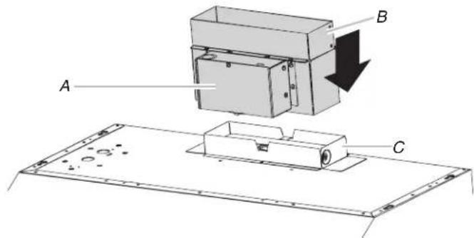 KITCHENAID W10446915 - Conduit rectangular de commutateur de débit d'air de compensation de 3 14'' × 10'' (8,3 x 25,4 cm) (ensemble W10446914) - 2
