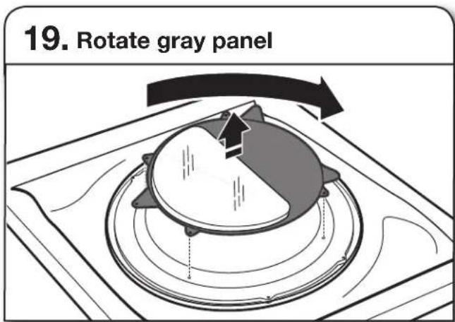 WHIRLPOOL W10277499 - ROUND DOOR REVERSAL INSTRUCTIONS - 4