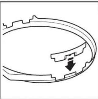 WHIRLPOOL W10277499 - Snap off hinge plate cover and move to other side of door - 2
