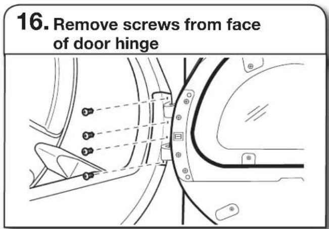 WHIRLPOOL W10277499 - ROUND DOOR REVERSAL INSTRUCTIONS - 1