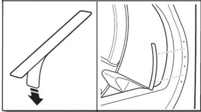 WHIRLPOOL W10277499 - Replace hinge hole cover on other side - 1
