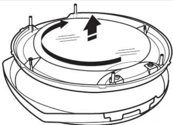 WHIRLPOOL W10277499 - Faire pivoter le panneau du hublot - 1
