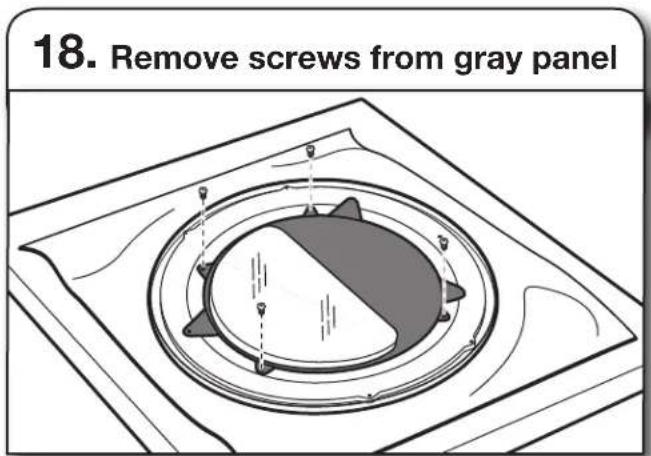 WHIRLPOOL W10277499 - ROUND DOOR REVERSAL INSTRUCTIONS - 3