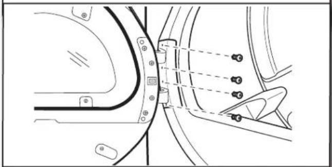 WHIRLPOOL W10277499 - Reattach door to dryer - 1
