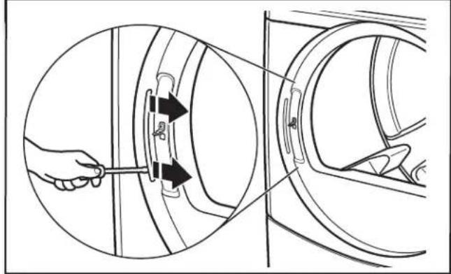 WHIRLPOOL W10277499 - Remove hinge hole cover - 1
