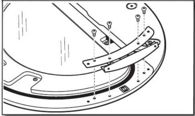 WHIRLPOOL W10277499 - Move hinge to other side and replace screws - 1