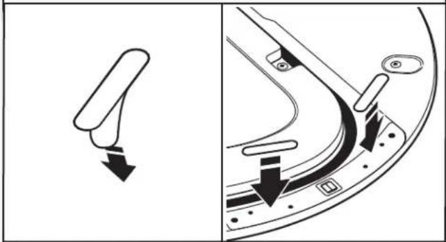 WHIRLPOOL W10277499 - Replace bolt hole covers on other side - 1