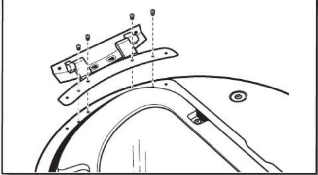 WHIRLPOOL W10277499 - Retirer les vis de charnière de porte - 1
