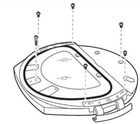 WHIRLPOOL W10277499 - Oter les vis du panneau de porte - 1