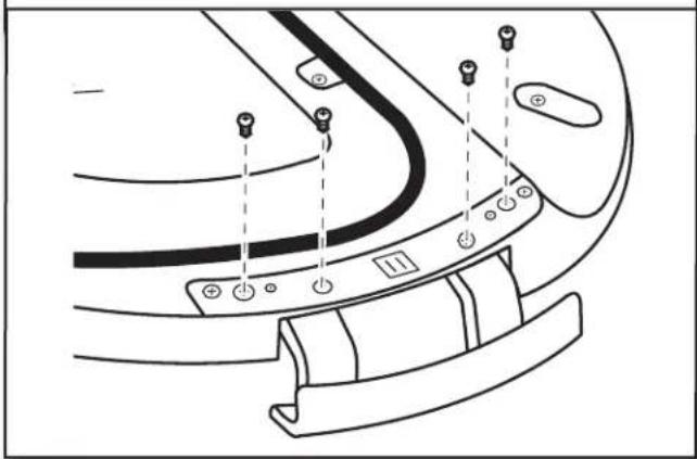 WHIRLPOOL W10277499 - Remove screws from hinge panel - 1