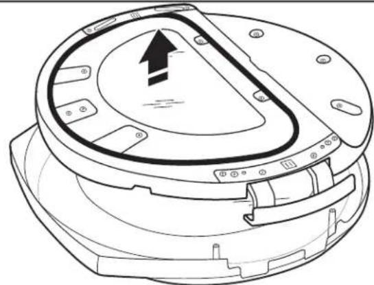 WHIRLPOOL W10277499 - Soulever le panneau interne de porte - 1