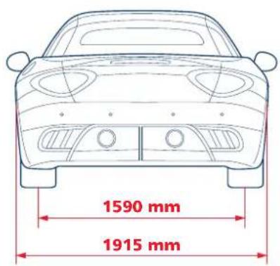 Maserati GranCabrio (2014) - Dimensions - 3