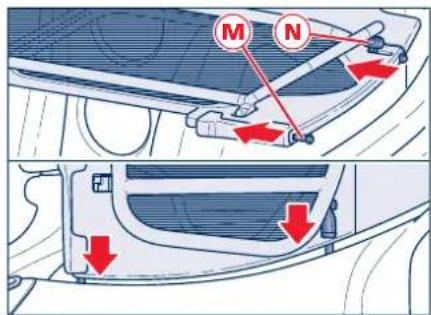 Maserati GranCabrio (2014) - Démontage windstop: - 1